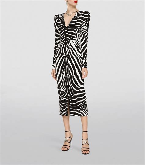 dolce gabbana zebra print|dolce gabbana floral dress sale.